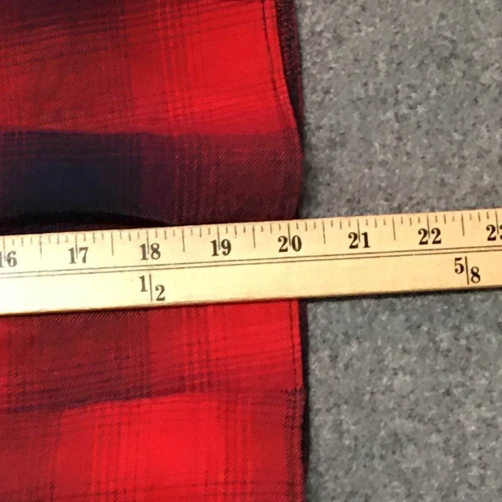 Skirt Flannel Girls 5 Maxi Red Plaid Ruffle Tiered Cotton Mom and Pop's Kids